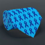 Colon Cancer Awareness Blue Ribbon Neck Tie<br><div class="desc">Colon Cancer Awareness Blue Ribbon necktie to show your support and love for patients and survivors of Colo-rectal Cancer.</div>