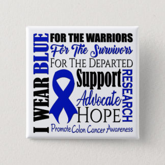 Colon Cancer Awareness Button