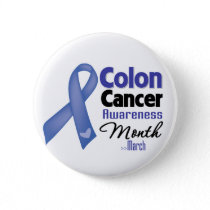 Colon Cancer Awareness Month Pinback Button