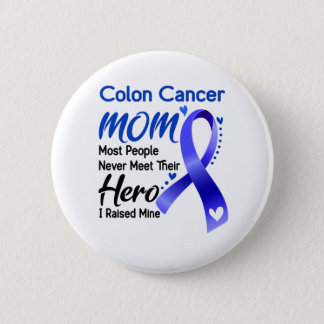 Colon Cancer Awareness Month Ribbon Gifts Button