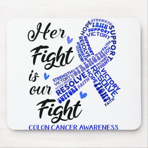 Colon Cancer Awareness Month Ribbon Gifts Mouse Pad