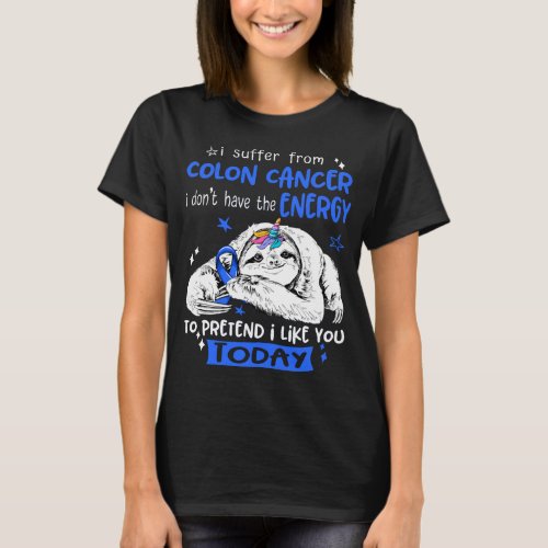 Colon Cancer Awareness Month Ribbon Gifts T_Shirt