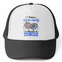 Colon Cancer Awareness Month Ribbon Gifts Trucker Hat