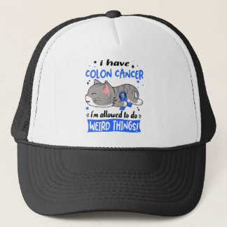 Colon Cancer Awareness Month Ribbon Gifts Trucker Hat
