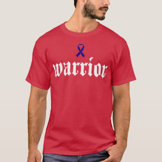 Colon Cancer Awareness Warrior Blue Ribbon Gift2 T-Shirt