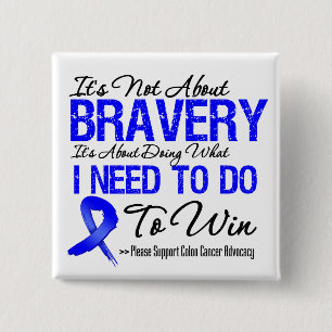 Colon Cancer Battle Pinback Button