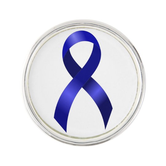 Colon Cancer Blue Ribbon Pin | Zazzle.com
