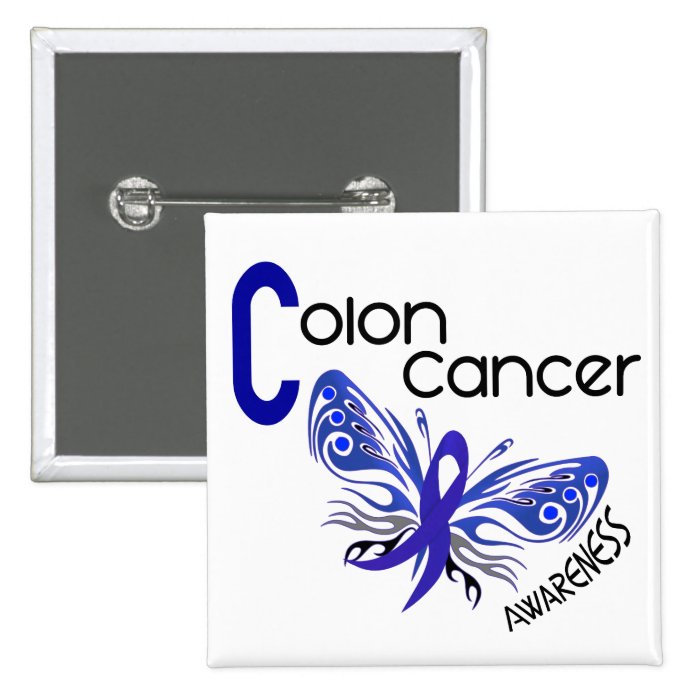 Colon Cancer BUTTERFLY 3 Pin