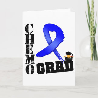 Colon Cancer Chemo Grad Card