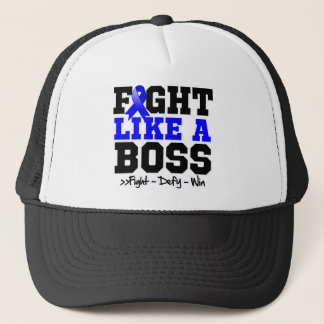 Colon Cancer Fight Like a Boss Trucker Hat