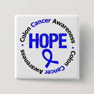 Colon Cancer Hope Button