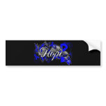 Colon Cancer Hope Garden Ribbon Bumper Sticker