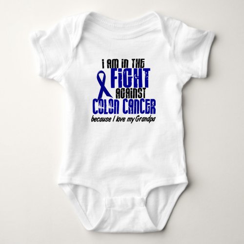 COLON CANCER In The Fight For My Grandpa 1 Baby Bodysuit