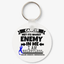 Colon Cancer Met Its Worst Enemy in Me Keychain