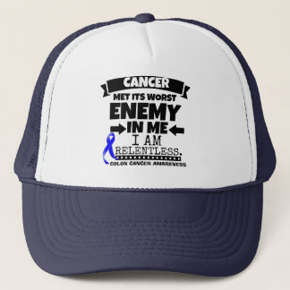 Colon Cancer Met Its Worst Enemy in Me Trucker Hat