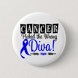 Colon Cancer Picked The Wrong Diva v2 Button