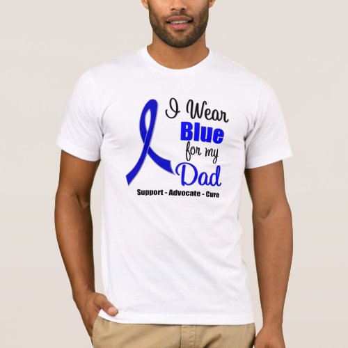 Colon Cancer Ribbon For My Dad T_Shirt