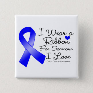 Colon Cancer Ribbon Someone I Love Button