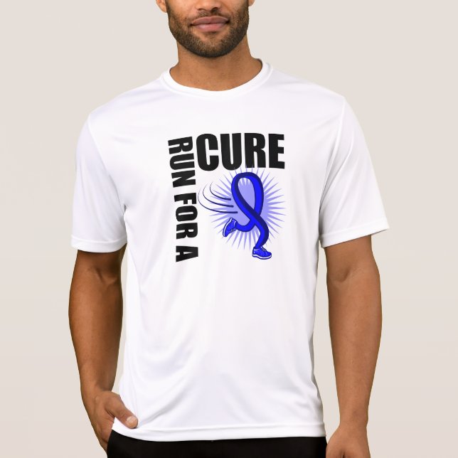 Colon Cancer Run For A Cure T-Shirt (Front)