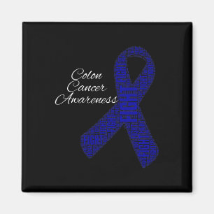 Colon Cancer Shirts Colon Cancer Awareness Ribbon  Magnet