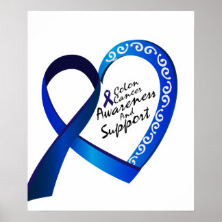 Colon Cancer Suppor Gifts Poster