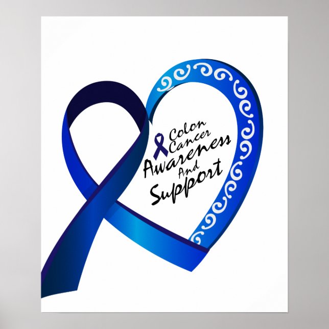 Colon Cancer Suppor Gifts Poster (Front)