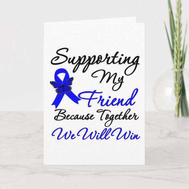 Colon Cancer Support (Friend) Card (Front)