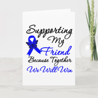 Colon Cancer Support (Friend) Card