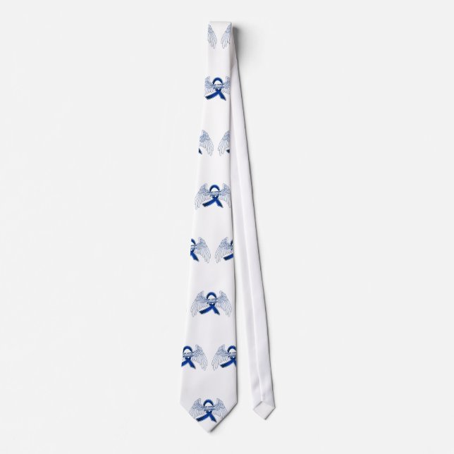 Colon Cancer Support Gifts Neck Tie (Front)
