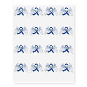 Colon Cancer Support Gifts Temporary Tattoos