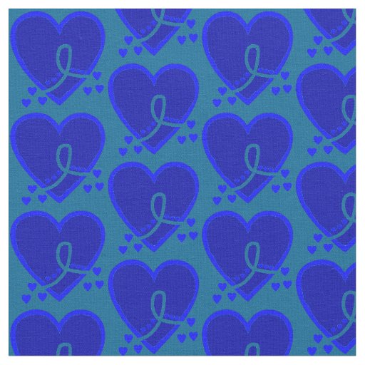 Colon Cancer Survival Heart Fabric