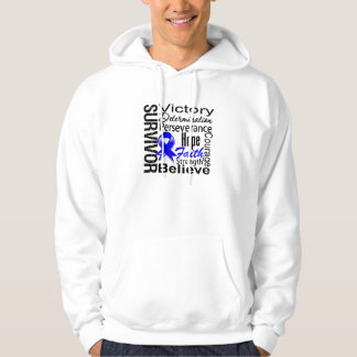 Colon Cancer Survivor Collage Hoodie