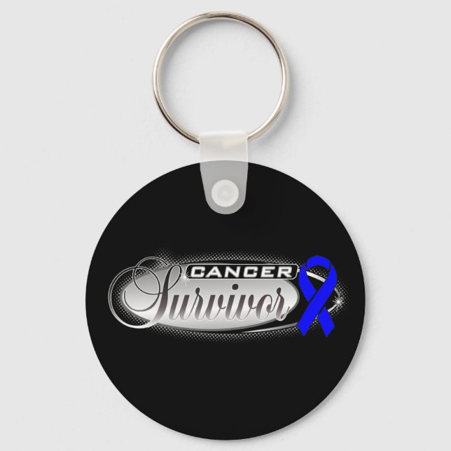 Colon Cancer Survivor Keychain (Front)