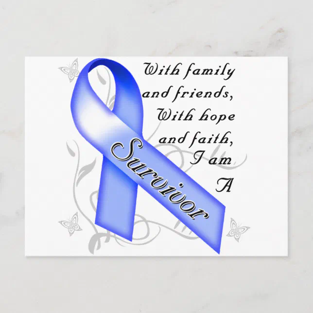 Colon Cancer Survivor Postcard Zazzle Colon Cancer Survivor Postcard Zazzle