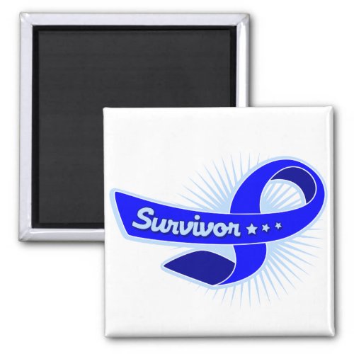 Colon Cancer Survivor Ribbon Magnet