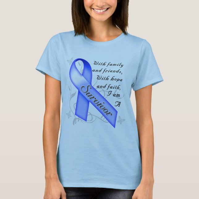 Colon Cancer Survivor T-Shirt (Front)