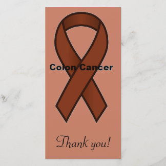 Colon Cancer Thank You Card