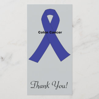 Colon Cancer Thank You Card