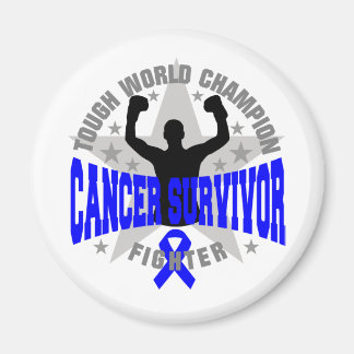 Colon Cancer Tough World Champion Survivor Magnet