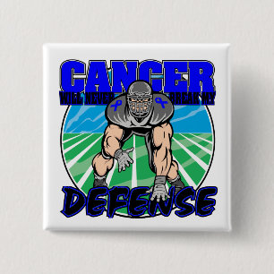 Colon Cancer Will Never Break My Defense Pinback Button