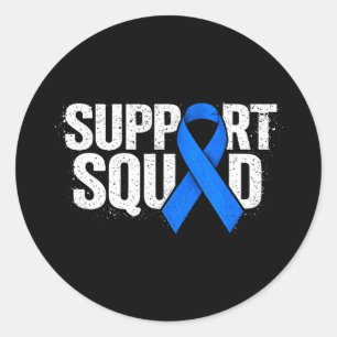 Colone cancer awareness month  classic round sticker