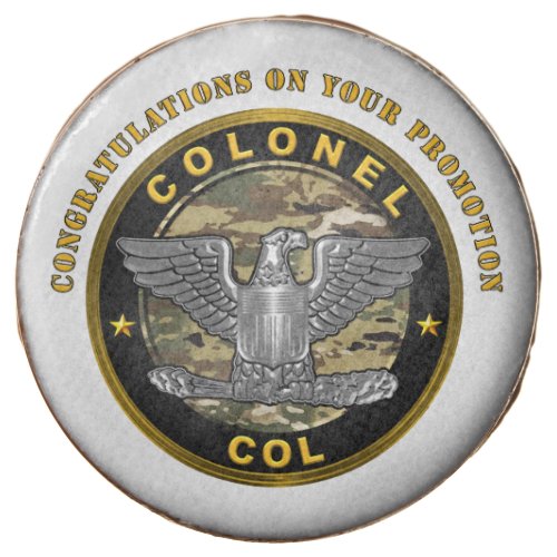 Colonel COL Promotion Chocolate Covered Oreo