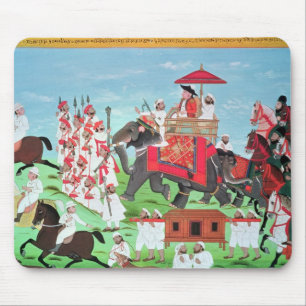 Colonel James Todd travelling by elephant Mouse Pad