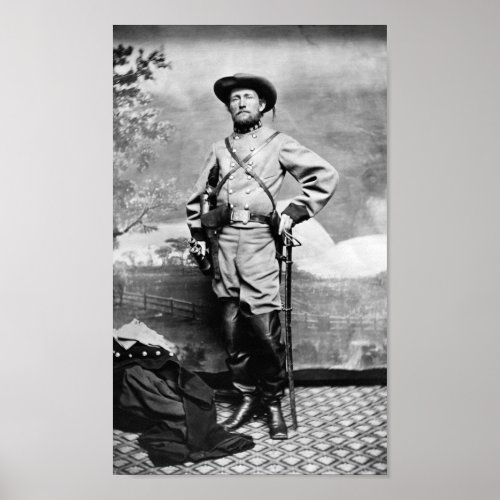 Colonel John Mosby _ Civil War Portrait Poster