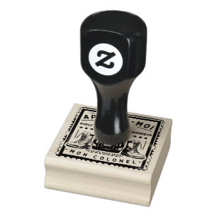 COLONEL: Military Tampon Rubber Stamp
