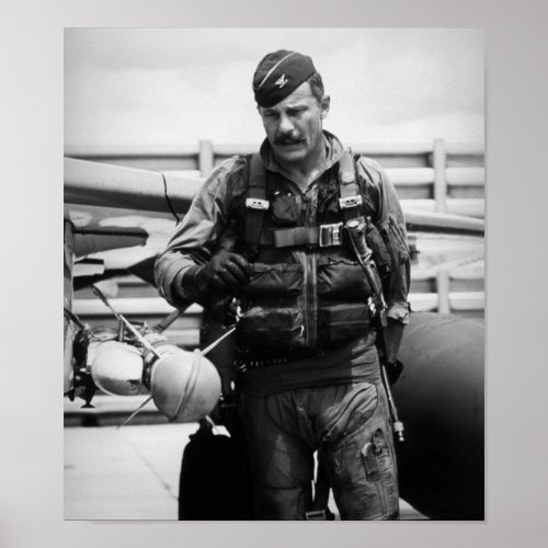 Colonel Robin Olds Poster