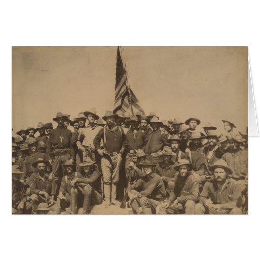 Colonel Roosevelt and his Rough Riders Cards (Front Horizontal)
