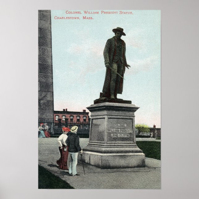 Colonel William Prescott Statue Scene Poster (Front)