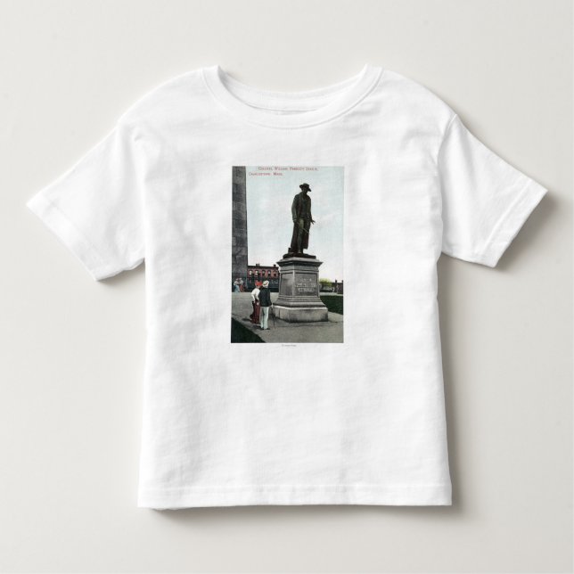 Colonel William Prescott Statue Scene Toddler T-shirt (Front)