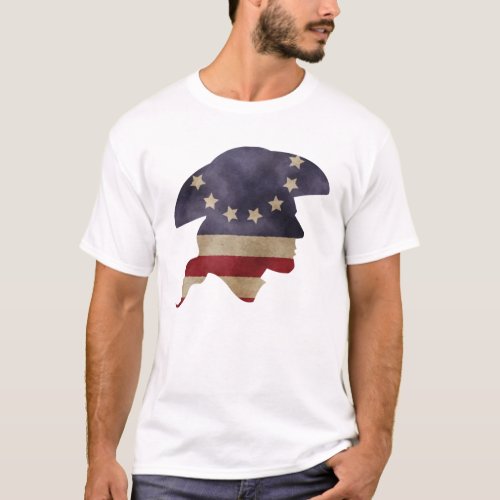 Colonial 18th Century Betsy Ross Patriot Reenactor T_Shirt